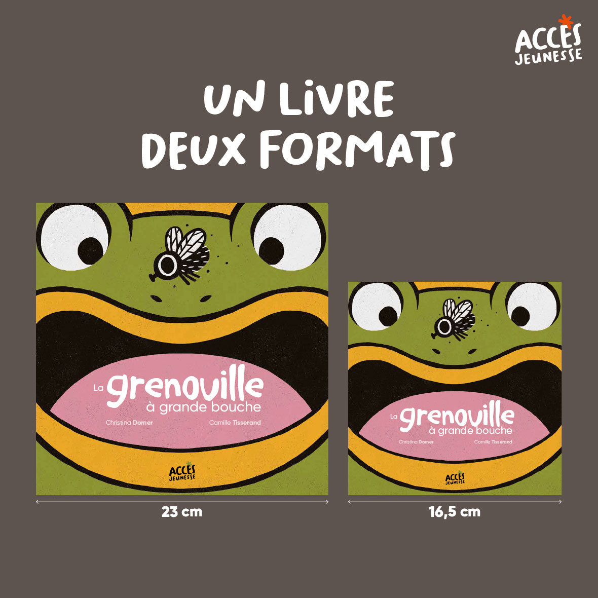 La grenouille a grande bouche miniature format acces jeunesse